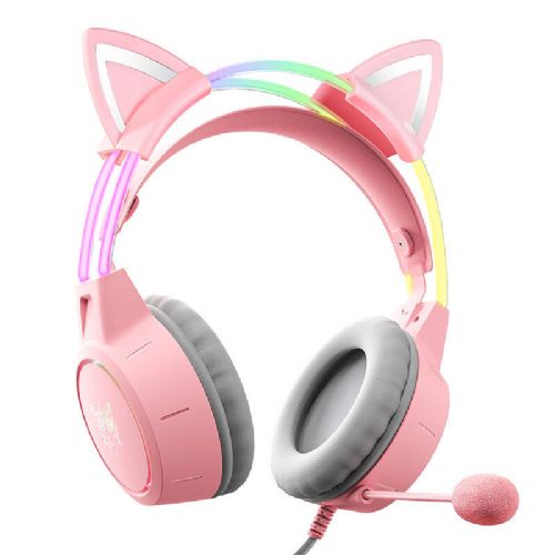 Gaming slušalke ONIKUMA X15Pro Pink Cat's Ears