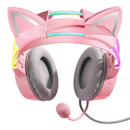 Gaming slušalke ONIKUMA X15Pro Pink Cat's Ears