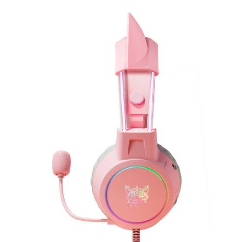 Gaming slušalke ONIKUMA X15Pro Pink Cat's Ears