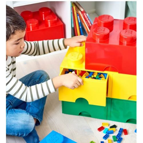 Lego®: Kutija za pohranu s blokom 8 - žuta (40061732)