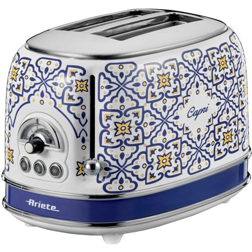 Opekač kruha Ariete Capri za 2 rezini (bel/večbarven, 810 W, za 2 rezini kruha)