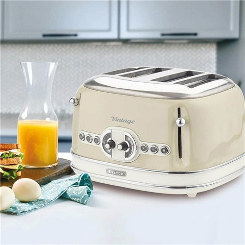 Opekač kruha Ariete Vintage 156, 1600W, za 4 rezine toasta, bež