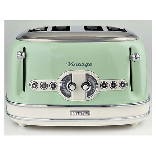 Opekač kruha Ariete Vintage 156, 1600W, za 4 rezine toasta, zelena