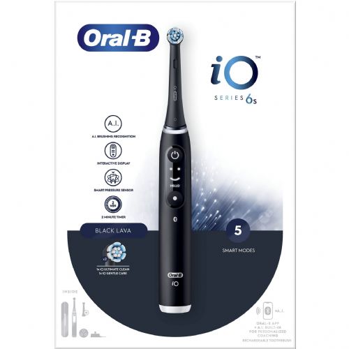 Oral-B iO Series 6s električna četkica za zube, crna