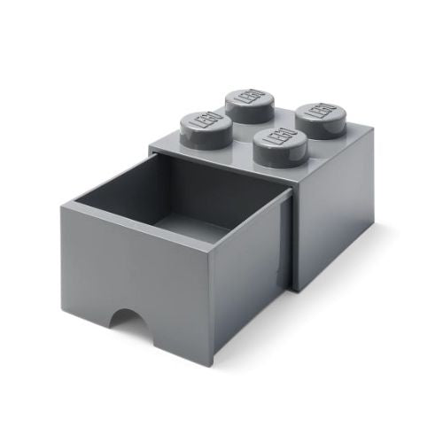 Lego®: Škatla za shranjevanje z gradnikom 4 - temno siva (40051754)