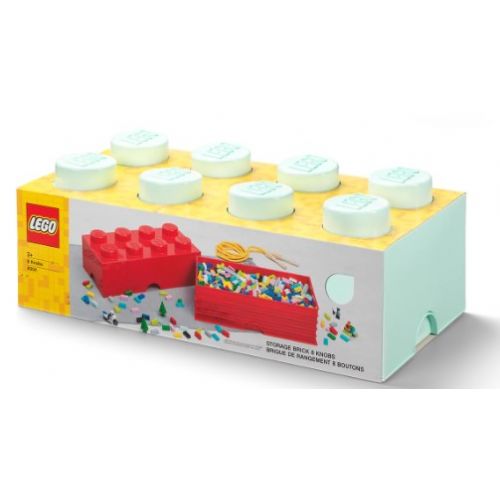 Lego®: Škatla za shranjevanje z gradnikom 8 - aqua (40041742)