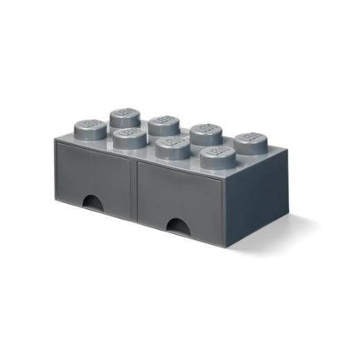 Lego®: Kutija za pohranu s 8 građevinskih blokova - tamnosiva (40061754)