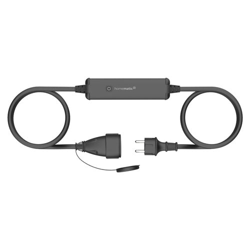 Pametna vtičnica Homematic IP HmIP-PSMCO za zunanjo uporabo, merjenje porabe, IP44, doseg 210 m, preklopna moč 2300 W