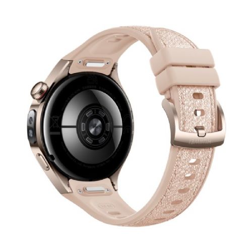 Huawei Watch 5 42 mm (Soc-L29L) pametni sat (bež, bež kompozitni remen, kućište od nehrđajućeg čelika)