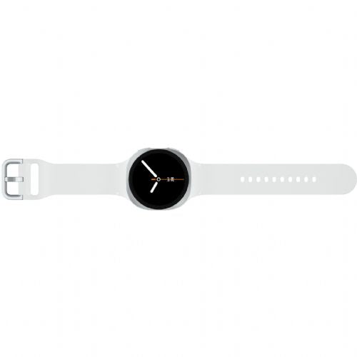 Pametna ura Samsung Galaxy Watch8 (srebrna, 40 mm, športni pašček S/M)