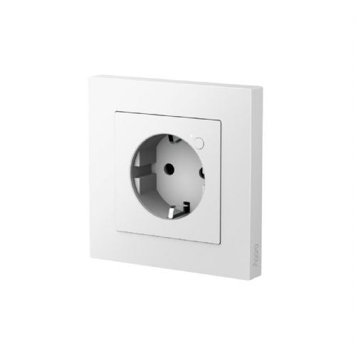 Pametna vtičnica Aqara H2 merjenje porabe, podpora Alexa/Apple/Google/Matter/Thread/Zigbee, za notranjo uporabo, bela