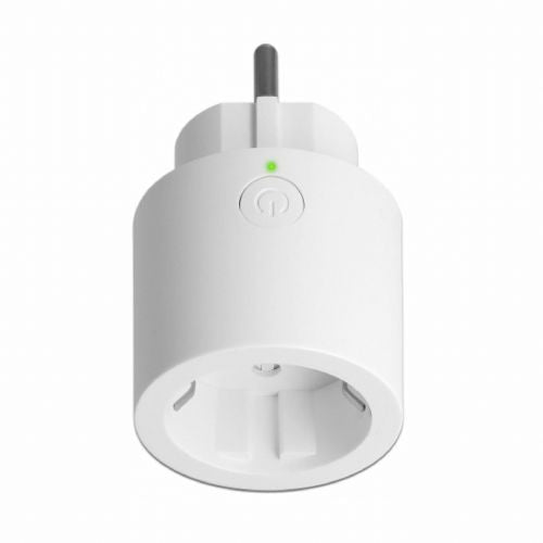 Pametna vtičnica Delock WiFi MQTT bele barve, merjenje porabe, podpora Alexa in Google Home, največja moč 2500 W, največji tok 16 A