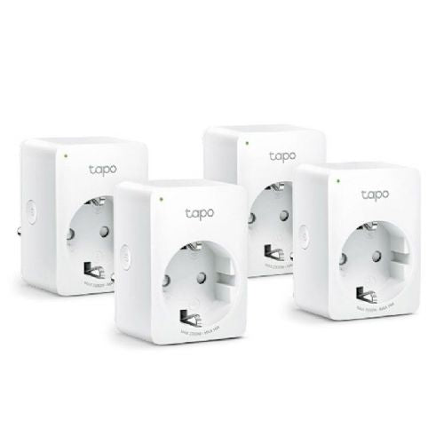 Pametna vtičnica TP-Link Tapo P100 WiFi, kompatibilna z Alexa, funkcija urnikov, zaščita otrok, komplet 4 kos