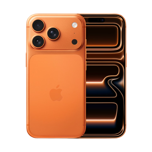 Pametni telefon Apple iPhone 17 Pro 256GB kozmično oranžna, OLED Super Retina XDR zaslon, Apple A19 Pro procesor, 48 MP trojna kamera, 5G, iOS 26