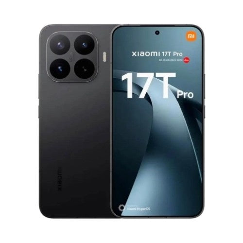 Pametni telefon Xiaomi 17T Pro črn, 512GB, 12GB RAM, AMOLED 120Hz, Leica kamera, IP68