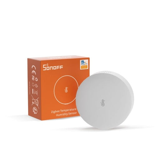 Pametni Zigbee senzor temperature in vlažnosti Sonoff SNZB-02P (okrogel)