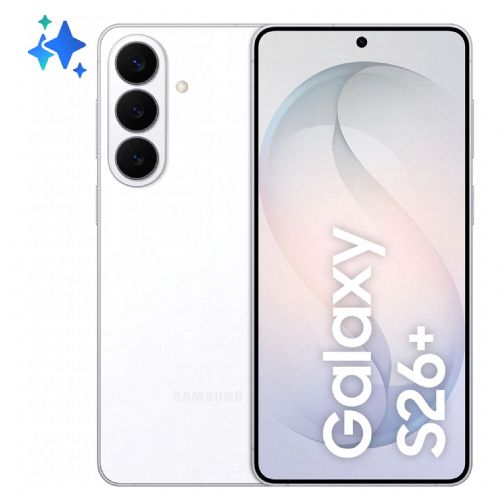 Pametni telefon Samsung Galaxy S26+ 256GB bel, 12GB RAM, Exynos 2600, AMOLED 120Hz, kamera 50MP