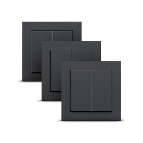 Pametno stikalo Senic Friends of Hue Smart Switch, pakiranje treh, antracit