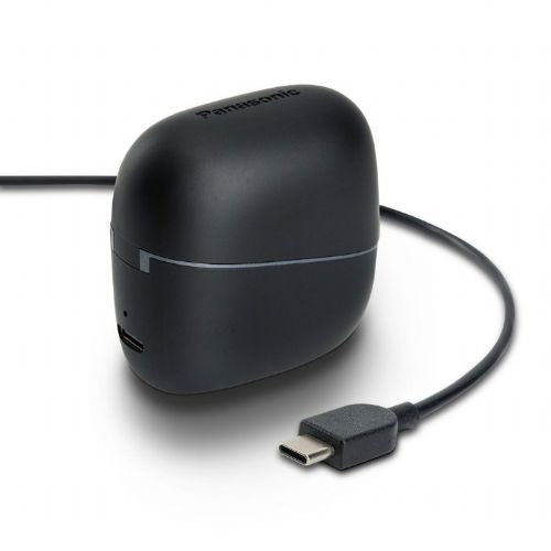 WS slušalice Panasonic RB-F10DE-K, otvoreni dizajn preko ušnog kanala, Bluetooth 5.4, baterija 7+18 h, IPX4, crne