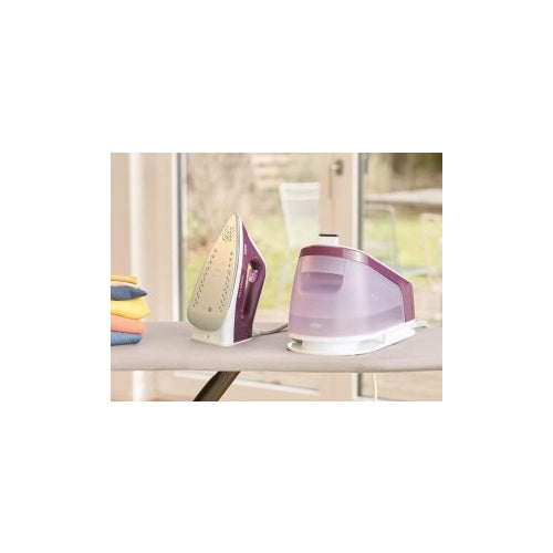 Parna likalna postaja Braun CareStyle 1 IS 1514VI, bela/vijolična