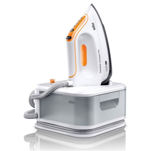 Braun CareStyle Compact Pro IS 2561 WH parna glačalica, bijela/narančasta