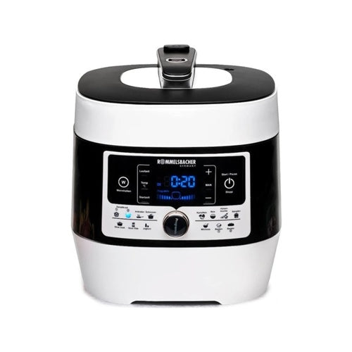 Parni večnamenski kuhalnik Rommelsbacher "MeinHans", 1000 W, 6 L, bela/črna