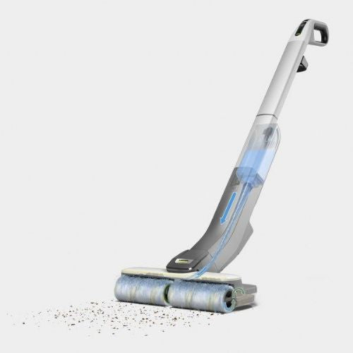 Parni čistilnik Kärcher FC 4-4 BATTERY SET, baterijski, mokro/suho čiščenje, 2 rezervoarja, do 30 min delovanja, hitri polnilnik