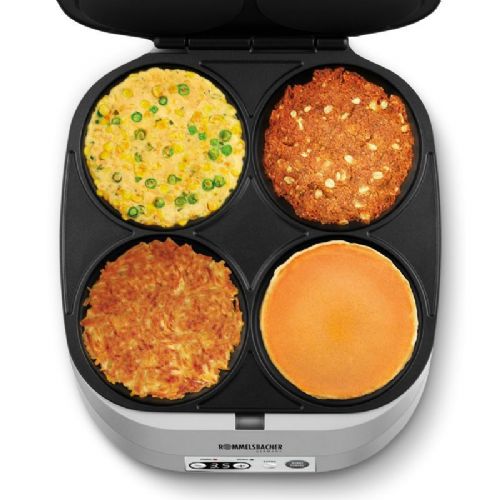 Pekač za palačinke Rommelsbacher PC1800 Pam (srebrn, 1.800 W)