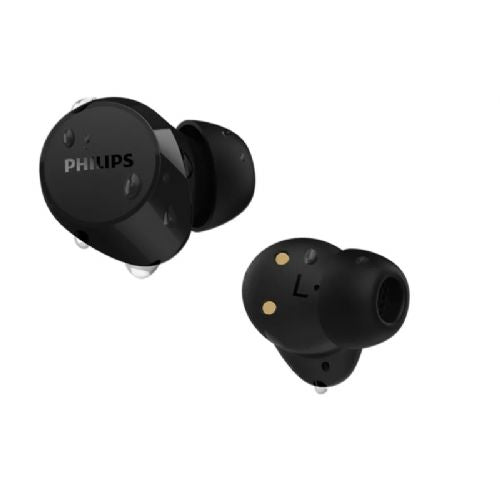 Brezžične TWS slušalke Philips TAT1209BK/00, Bluetooth 5.3, IPX4, 18 h delovanja, 10 mm gonilniki, črne barve