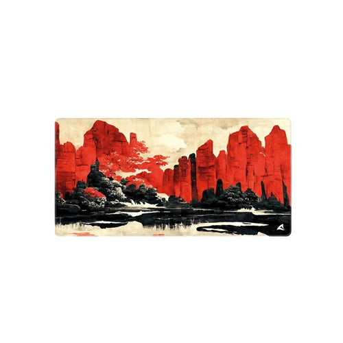 Podloga za miša Sharkoon Skiller SGP40 D11, crvena/višebojna