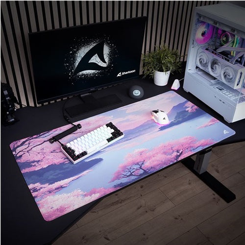 Podloga za miša Sharkoon Skiller SGP40 D3, ružičasta/višebojna