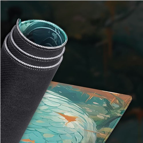 Podloga za miša Sharkoon Skiller SGP40 D8, zeleno-plava/višebojna