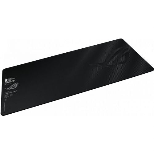 Podloga za miško Asus ROG Sheath II XXL, vodoodbojna, nedrseča, prešiti robovi, tkanina/naravna guma, črna