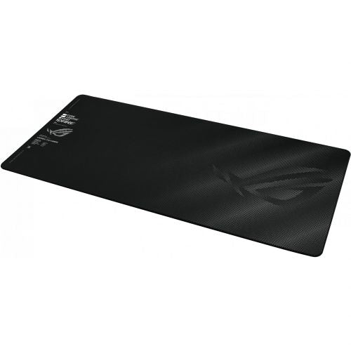 Podloga za miško Asus ROG Sheath II XXL, vodoodbojna, nedrseča, prešiti robovi, tkanina/naravna guma, črna