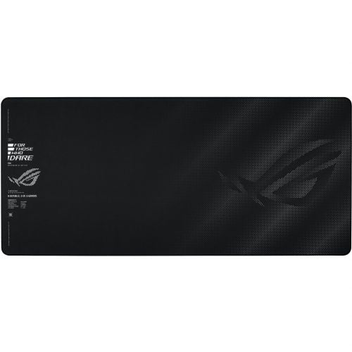 Podloga za miško Asus ROG Sheath II XXL, vodoodbojna, nedrseča, prešiti robovi, tkanina/naravna guma, črna
