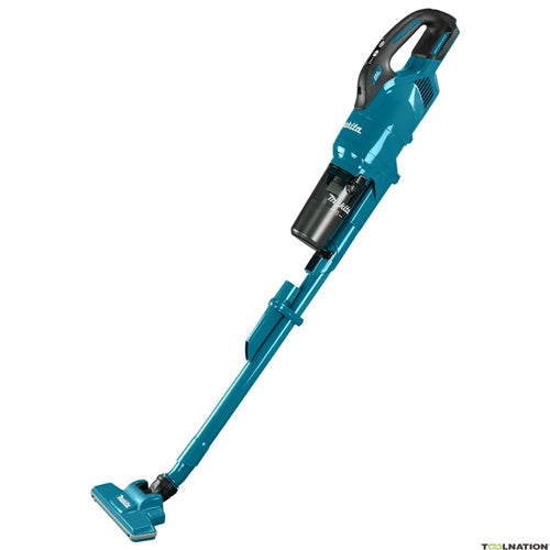 Makita DCL286FZ uspravni usisavač, bez baterije i punjača, plavi