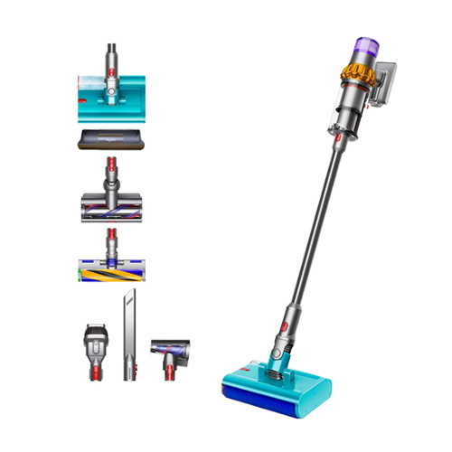 Dyson V15s Detect Submarine Upright Vacuum Cleaner, Yellow/Nickel