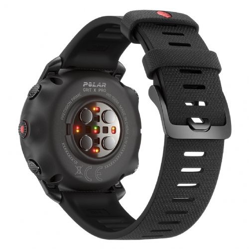 Pametna ura Polar Grit X Pro M/L črna, GPS, barometrični višinomer, safirno steklo, vodoodporna do 100 m