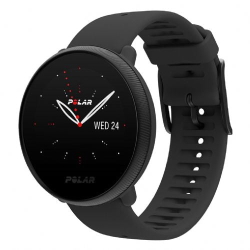 Pametna ura Polar IGNITE 2 črna/biserna SL, GPS, merilnik srčnega utripa, barvni zaslon na dotik, vodoodporna do 30 m, do 100 ur delovanja