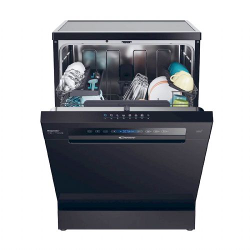 Pomivalni stroj Candy Rapido CF 5C6F0B, 15 pogrinjkov, razred C, 59,7 x 85 x 59,8 cm, črna
