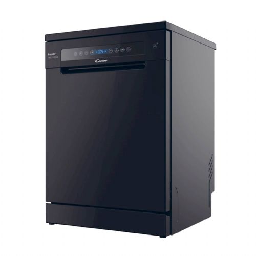Pomivalni stroj Candy Rapido CF 5C6F0B, 15 pogrinjkov, razred C, 59,7 x 85 x 59,8 cm, črna