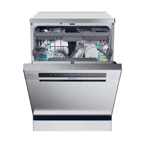 Prostostoječi pomivalni stroj Candy Rapido CF 5C7F1X, 15 pogrinjkov, razred C, 59,7 x 85 x 59,8 cm, inox
