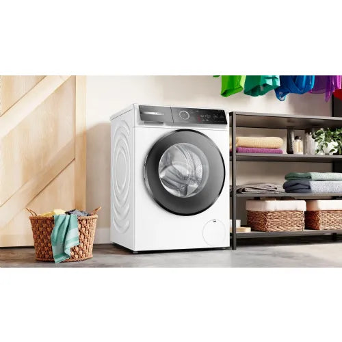 Pralni stroj Bosch WGB244040, Serija 8, 9 kg, 1400 obr./min, Home Connect, 59,8 x 84,5 x 59 cm, belo-črn