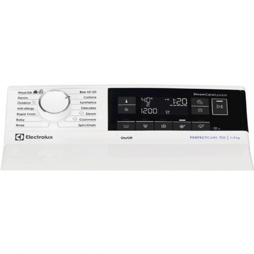 Pralni stroj Electrolux EW7T3372E, polnjenje zgoraj, inverter, 7 kg