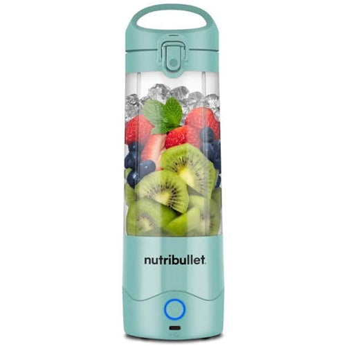 Prenosni mešalnik Nutribullet NBP003LBL (svetlo moder, na baterije, 0,475 litra)