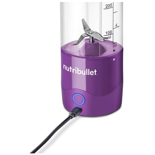 Prenosni mešalnik Nutribullet NBP003PU, za 0,47 L, na baterije, vijolična