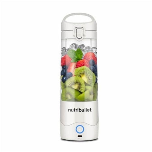 Prenosni mešalnik Nutribullet NBP003W, za 0,47 L, na baterije, bela