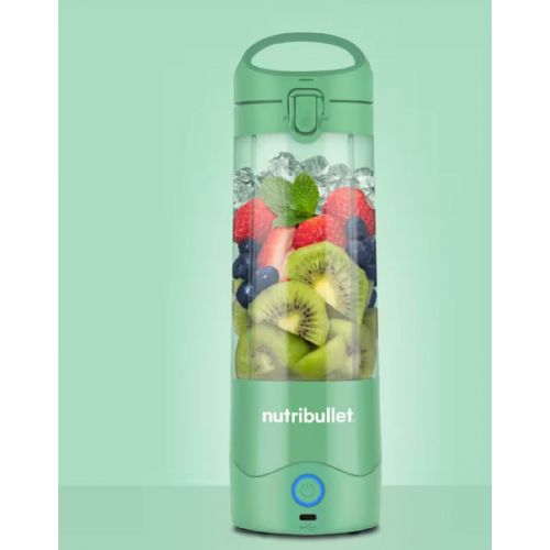 Prijenosni blender Nutribullet NBP003LG, za 0,47 L, na baterije, zeleni