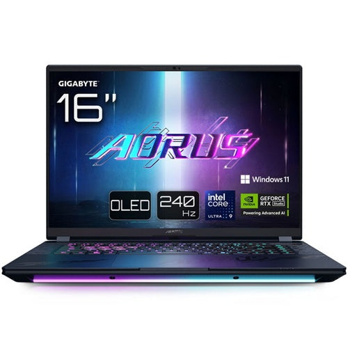 Prenosnik Gigabyte AORUS MASTER 16 BZHC6DEE65SP Intel® Core™ Ultra 9 275HX/32GB/SSD 2TB NVMe/40,6cm (16") 2560 x 1600/NVIDIA GeForce RTX 5090/DE/W11Pro, siva