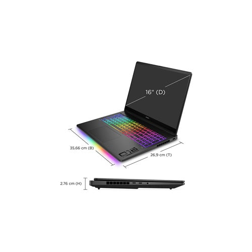 HP 16 MAX 16-ah0170ng prijenosno računalo Intel® Core™ Ultra 7 255HX, NVIDIA GeForce RTX 5080, 64 GB DDR5, 2 TB (2 TB SSD), DE, Windows 11 Home, crno